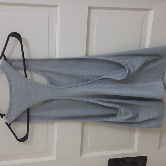 Gray Open Back Tank - Picture 2 of 3